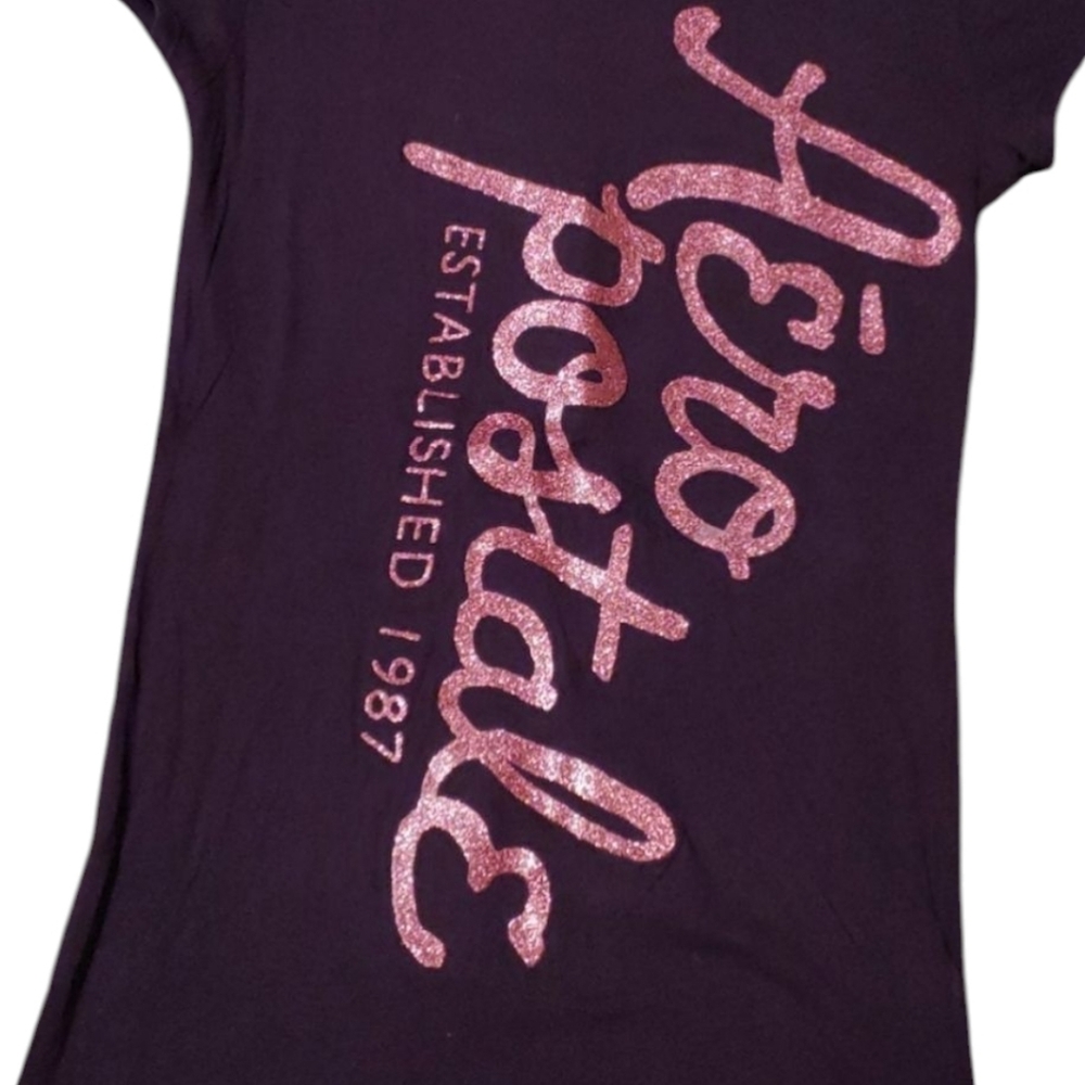 Black Short Sleeve Aeropostale T-Shirt size-med